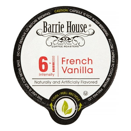 Barrie House Medium Roast Single Serve Coffee for Keurig, French Vanilla, 24 Ct