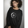 thumbnail image 2 of Celestial Bodies At Night Sweatshirt Women -GoatDeals Designs, Female x-Large, 2 of 4