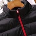 thumbnail image 6 of ELFINDEA Mens Coats and Jackets Autumn Winter Zipper Warm Down Jacket Packable Light Coat Black 5X, 6 of 8