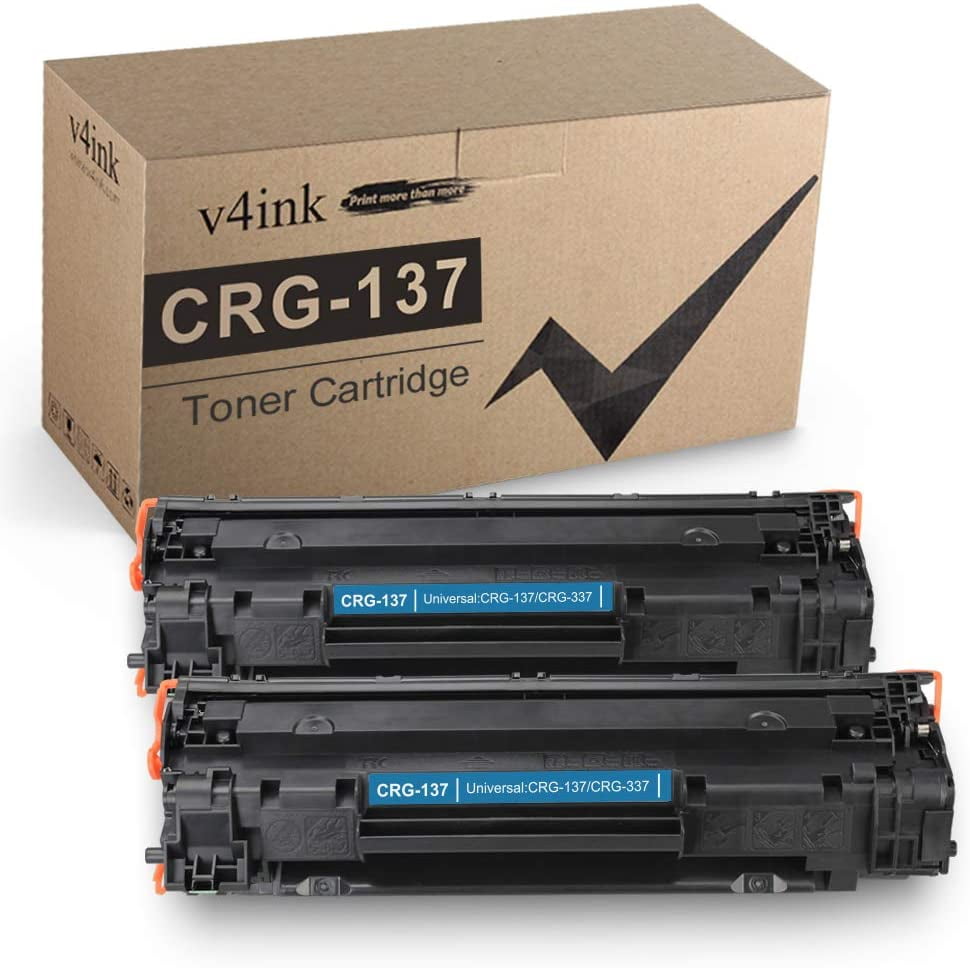 V4INK 2 Pack New Compatible Toner Cartridge Replacement for Canon 137