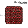 thumbnail image 2 of Kdxio Tomatoes And Chili Funny Coasters,4 Pcs Leather Coasters,Housewarming Gifts,Protect Furniture from Water Marks Scratch and Damage, 2 of 8