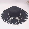 thumbnail image 2 of Yoyauz Ladies' Straw Hat, Upf 50+Uv Protection Wide Brimmed Summer Straw Hat, Foldable And Rollable Hat, 2 of 5