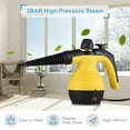thumbnail image 6 of Spirastell Cleaning machine,1050W Temperature Pressurized 9PCS Kitchen Sofa Kitchen Sofa Car Handheld Steam Temperature Pressurized Steam Sofa Car Window  cleaner Portable Qudai Steam er 1050W, 6 of 7