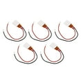 thumbnail image 4 of 5Pcs PTC Heating Plate 200 degrees Celsius   Temperature Aluminum Alloy Ceramic Thermostatic PTC Heating  Red Black Cable, 4 of 7