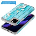 thumbnail image 3 of iPhone 11 Case, Kaesar Slim Hybrid Dual Layer Shockproof Hard Cover Graphic Fashion Cute Colorful Silicone Skin Cover Armor Case for iPhone 11 (Starfish), 3 of 5