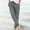 Dark Gray, variant on Blmnix Stretchy Pants for women Cotton Linen Green Ankle Cuffed Drawstring High Joggers Womans Pants Lounge