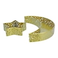 thumbnail image 4 of 2 piezas Ramadan Moon Star Eid Pastry Food Food Serving Platter Eid Mubarak Bandejas de postre para decoración Ramadán Home Snack Cookie Oro, 4 of 8