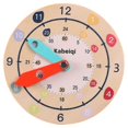 thumbnail image 1 of Reloj didáctico de madera juguetes de aprendizaje temprano Material de madera seguro tablero ocupado, 1 of 3
