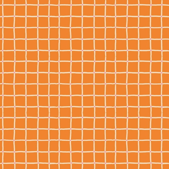 100 Aker Woods Picnic Plaid Orange