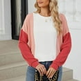 thumbnail image 5 of Scyoekwg Womens Long Sleeve Tops Trendy Color Block Graphic Tee Fall Clothes Pullover Tops Dressy Casual Loose Crewneck Tunic Tops Blouses(White,S), 5 of 8