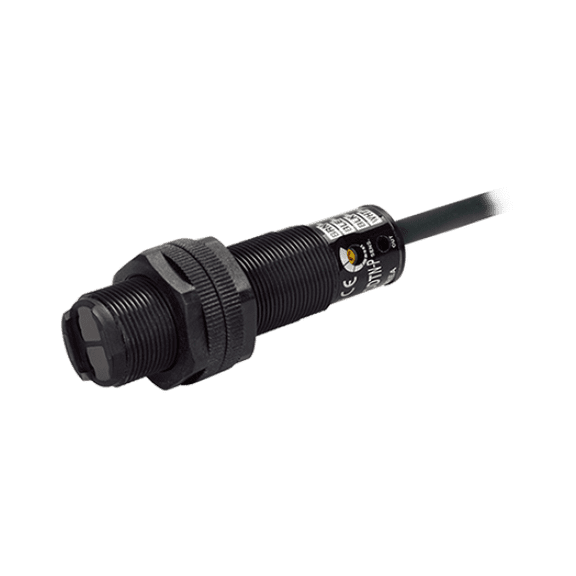 BRP200-DDTN-P Autonics Sensor, Photo, Diffuse Reflective, 18mm Round Plastic, 200m sensing, Light & Dark On, PNP Output