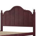 thumbnail image 4 of Bed Frame Queen Size with Headboard, Vintage Queen Bed Frame, Wooden Platform Queen Bed, 4 of 17