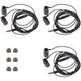 thumbnail image 2 of SURJDE 3 Packs Earbud Headphones with Remote & Microphone, in Ear Earphone Brass Sound Noise Isolating Tangle Free for iOS and Android Smart Phones, Laptops, 2 of 7