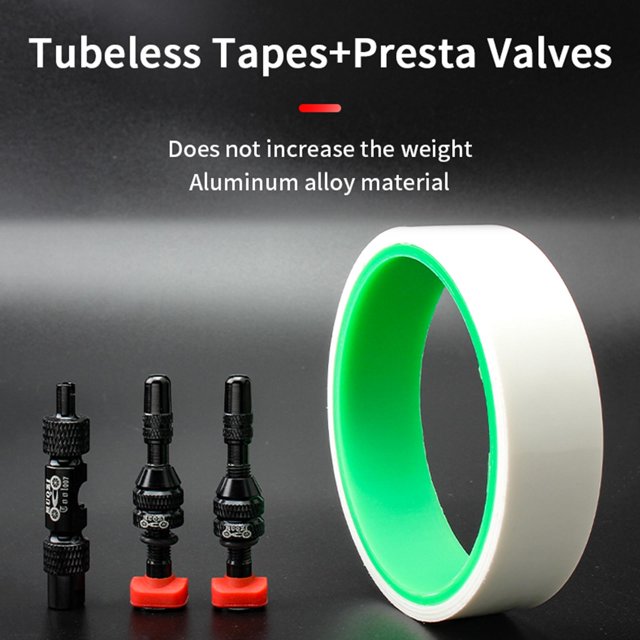 Kit de conversión sin cámara Macarena Cinta de Llanta sin cámara Paquete de vástago de válvulas sin cámara Herramienta de extracción de núcleo de válvula Válvula de 23MM 60MM
