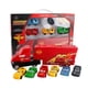 thumbnail image 2 of Disney Pixar Cars 3 Diecast Metal Alloy Truck Hauler with 6 Small Cars Cars 3 McQueen Jackson Storm McQueen Toys Children Gift zhangmengya LED, 2 of 2