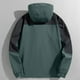 thumbnail image 5 of Chaquetas y abrigos casuales con capucha de manga larga para mujer, con gorra desmontable y resistente al viento, gruesa, tres en uno, para deportes al aire libre, cálida, para mujer., 5 of 5