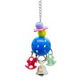thumbnail image 1 of Parrot Bell Toy Ball Design Creative Bird Chew Toy Bird Hanging Toy for Cage, 1 of 8