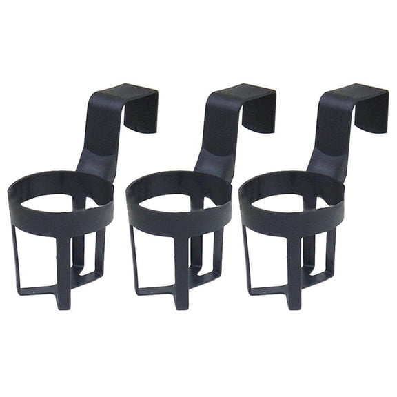 BIMZUC 3‑Pack Car & Truck Cup Holder Rack – Durable Plastic Bottle & Water Bottle Stand for Door/Window, Space‑Saving Interior Accessory