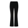 thumbnail image 3 of No Boundaries Flare Pants and 2-Pack, Women's and Women’s Plus, 3 of 7