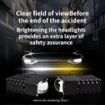 thumbnail image 2 of Universal Car 1.5 Inch LED Headlight Fog Light Grid Light White and Yellow Dual Light, 2 of 5