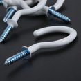 thumbnail image 4 of Ganchos para tazas de 20 piezas atornillados, gancho de techo blanco de 2 pulgadas, resistente para colgar plantas, tazas, campanillas de viento, utensilios, luces de cadena para e, 4 of 5