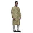 thumbnail image 2 of Atasi Kurta Pyjama de Fête pour Hommes, Col Mandarin, Ensemble Ethnique Imprimé Kurta, 2 of 5