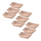 thumbnail image 2 of 100PCS Ship Shape Take Out Containers Easy Fold Box Kraft Paper Box Lunch Salad Carton for Party (Kraft Paper), 2 of 3