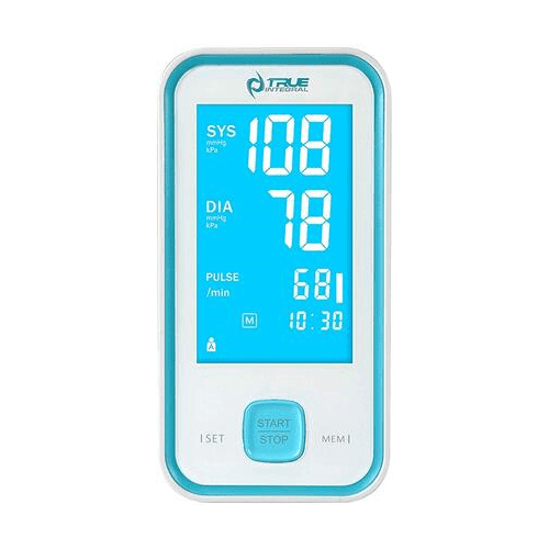 True Integral B05 Arm Blood Pressure Monitor with Large Display; Voice Notification; Upper Arm Cuf;Heart Rate Pulse; Tubing and Device Bag