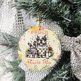 thumbnail image 3 of Happy Mother's Day Proud Frenchie Mom French Bulldog Ceramic Round Ornament Dog Lover Gifts Home Tree Decor - 03003, 3 of 5