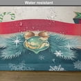 thumbnail image 6 of Ambesonne Christmas Place Mats Set of 4, Santa Star Snowflake, Standard Size, Red White, 6 of 6