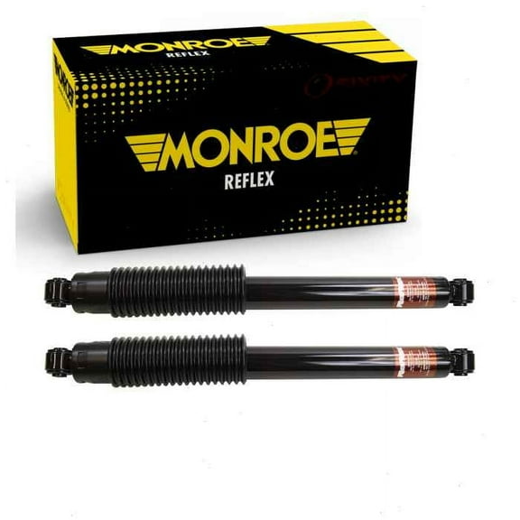 2 pc Rear Shock Absorbers compatible with GMC Yukon 4.8L 5.3L V8 2000-2019
