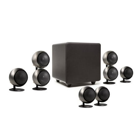 Orb Audio People's Choice 5.1 Home Theater Surround Sound Speaker System in Hand Polished (Best Bookshelf Speakers For The Money)