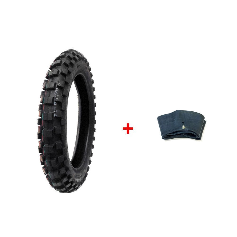 Dirt Bike TIRE Size 90/10014 + Inner Tube Size 90/10014 TR4 Valve