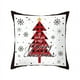 thumbnail image 4 of Fundas de almohada navideñas Decoraciones navideñas para sofá de interior y exterior Decoración de granja 18x18 Juego de 4, 4 of 5