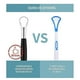 thumbnail image 3 of 2pcs Tongue Scraper For Reduce Bad Breath Adults Kids Stainless Steel Metal Tongue Cleaner Brushe Oral Clean Tool--, 3 of 5