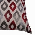 thumbnail image 3 of Throw Pillow Covers - Set of 4 Embroidered Decorative Cushion Case for Home Decor Sofa Couch Chair Bed Patio Living Room Bedroom Car Office - Red Brown Burgundy, 20x20 Inches, 3 of 7