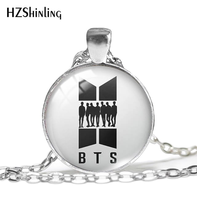 Kpop Bts Bt21 Moda Personalizado Equipo Logo Collar Animal Patrón Colgante Ventilador Accesorios De Fiesta