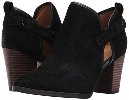 franco sarto dakota perforated ankle booties