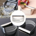 thumbnail image 5 of Steel Soft Grip Pastry Blender Dough Cutter Flour Mixer Cake O9B4, 5 of 9