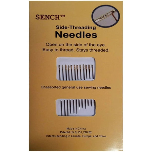 SENCH SelfThreading Needles, 12pk, Assorted Sizes