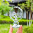thumbnail image 3 of WYZCTTD Crystal Bird Figurines, Collectible Glass Bird in Hoop Statue Table Centerpiece, Decorative Sparkly Animal Sculpture for Home Office Decor, 3 of 5