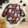 thumbnail image 5 of URMAGIC 0-18M Baby Boy Girls My First Christmas Outfit Romper Jumpsuit Sweatshirts Playsuit Xmas Pullover, 5 of 9