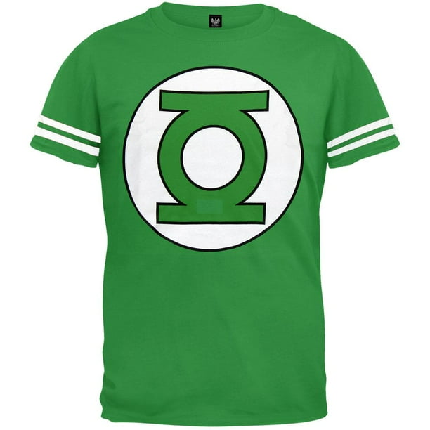 Green Lantern Green Lantern Logo Green Jersey TShirt XSmall