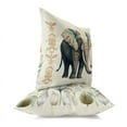 thumbnail image 2 of Elephant Lines Indoor/Outdoor Pillow in Gray 26 x 26, 2 of 4