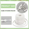 thumbnail image 2 of 10 Yards Velvet Cord for Crafts 6mm White Round Tubing Fabric Cord with A Spool Piping Trim Velvet Cord Trim for Sewing Pillow Curtains Cloth Trimming Accessories, 2 of 9