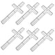 thumbnail image 1 of 6 piezas de marco para corona en forma de cruz, marco para corona en forma de cruz, marco para corona en forma de cruz para bricolaje, marco de alambre de metal reutilizable para corona, 1 of 7