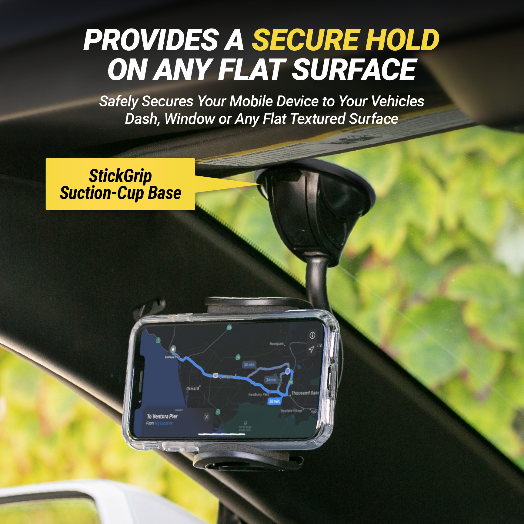 Scosche 4-in-1 StickGrip Suction Cup Phone Mount photo 4