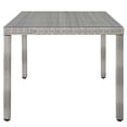 thumbnail image 2 of Modern Contemporary Urban Design Kitchen Dining Room Dining Table, Rattan Wicker, Grey Gray, 2 of 3