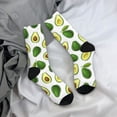 thumbnail image 5 of Logiee Avocado1 Print Adult Socks for Men & Women,Calf Socks, Ankle Socks,Boots Socks,Breathable Casual Sock,Unisex Crew Socks, 5 of 6