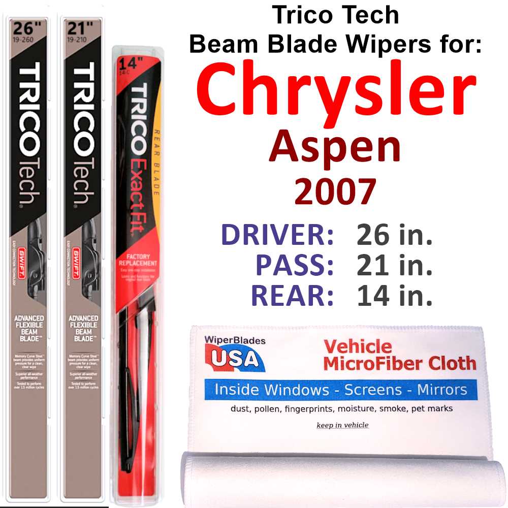 350mm Rear Wiper Blade For Chrysler Aspen, Dodge Durango 2004-2009, Jeep Commander 2006-2010 – X AUTOHAUX